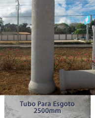 Tubo para esgoto 2500mm